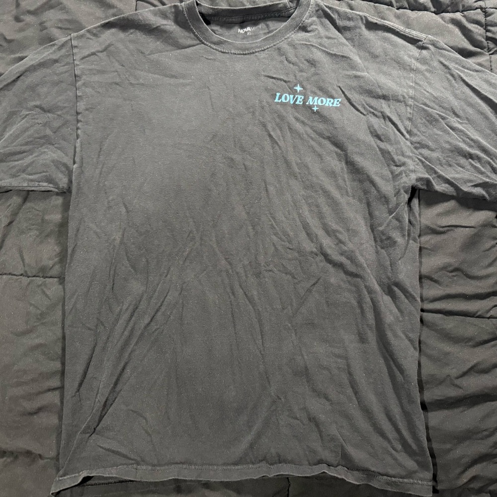 Black “love more” T-Shirt